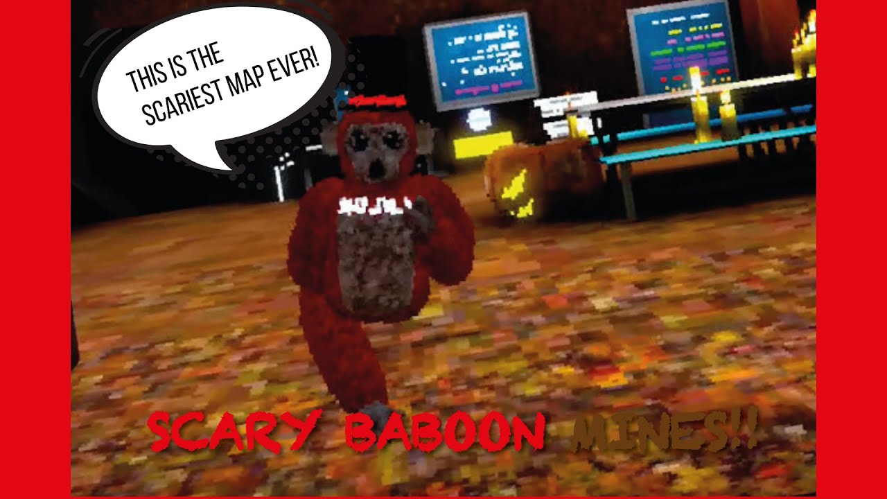 PLAYING SCARY BABOON MINES MAP!! #scarybaboon #lnlvr