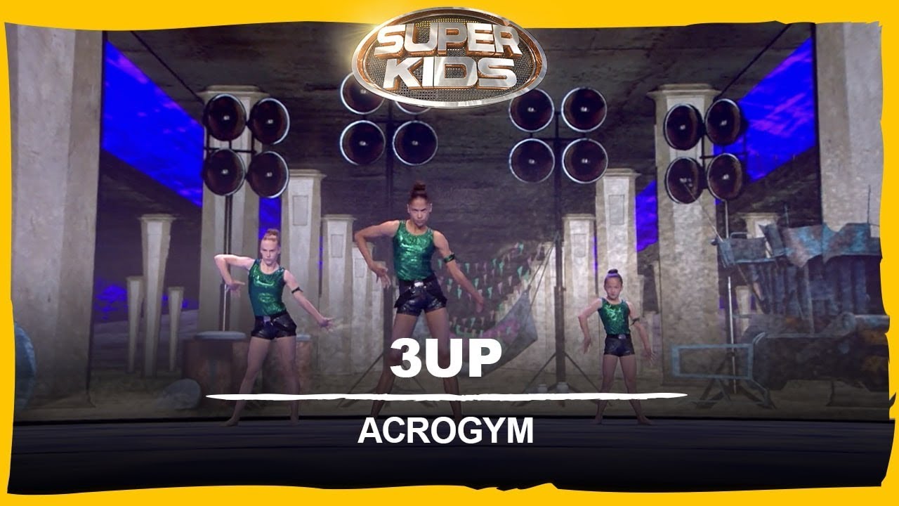 De lenige meiden van 3UP doen aan acrogym! | Run The World | Superkids