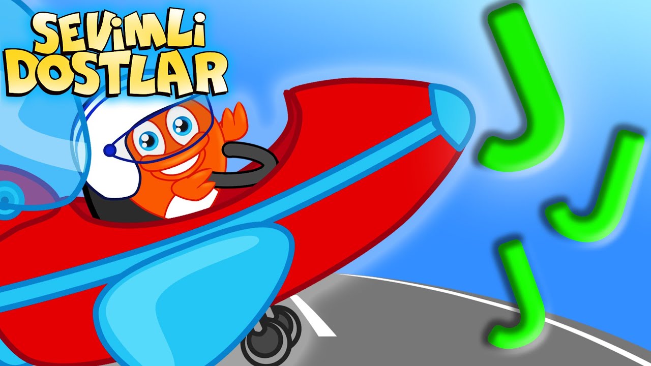J Harfi | JET🛩️🛩️🛩️ | Harfleri Öğreniyorum | Bebek ve Çocuk Şarkıları 2024 | Sevimli Dostlar
