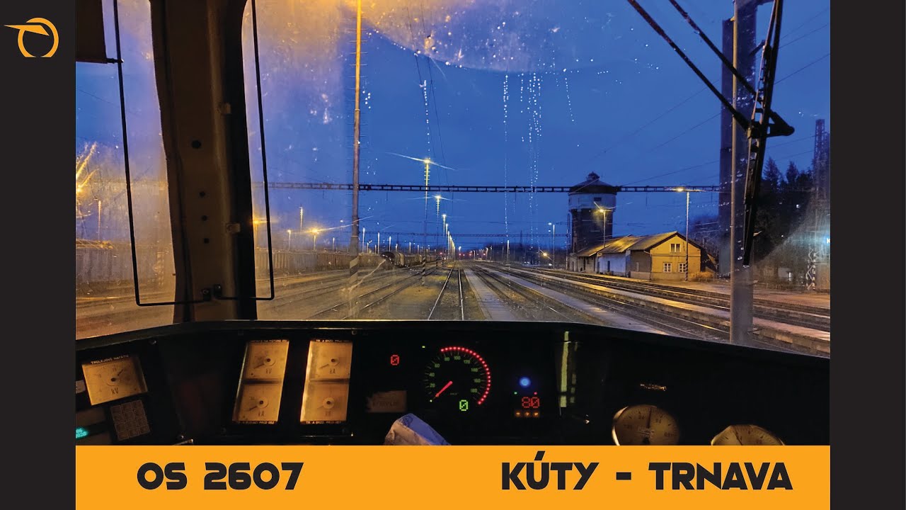 Pohľad rušňovodiča | Trnava - Kúty 