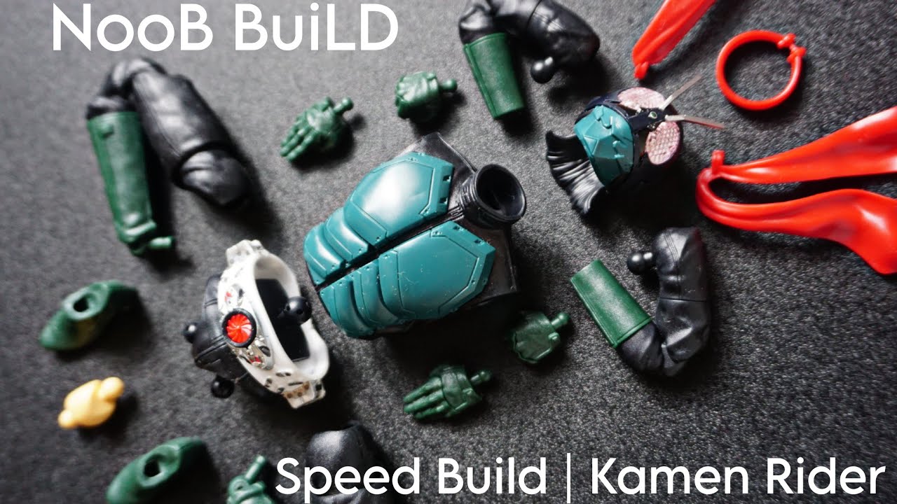 Speed Build KAMEN RIDER SHIN MASKED RIDER | ASMR BUILD | Figure Rise Standart | Noob Build | BANDAI