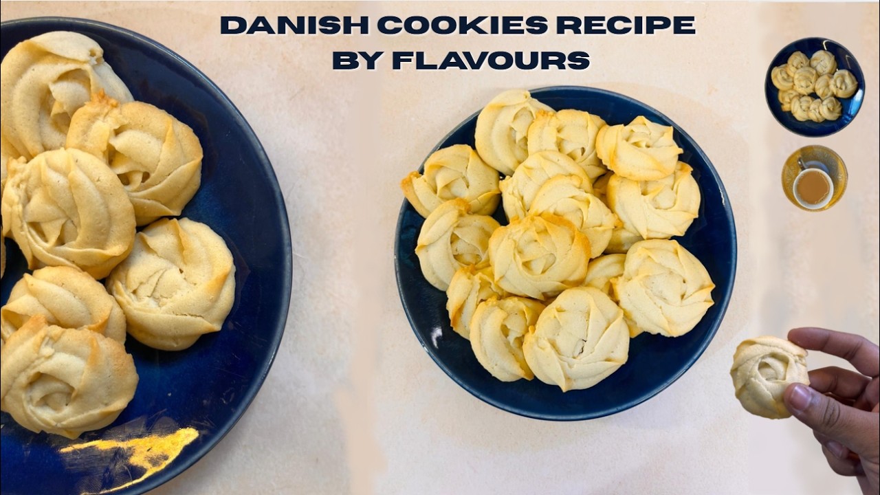 Danish Cookies Recipe | Eggless Cookies Recipe | Teatime Snack