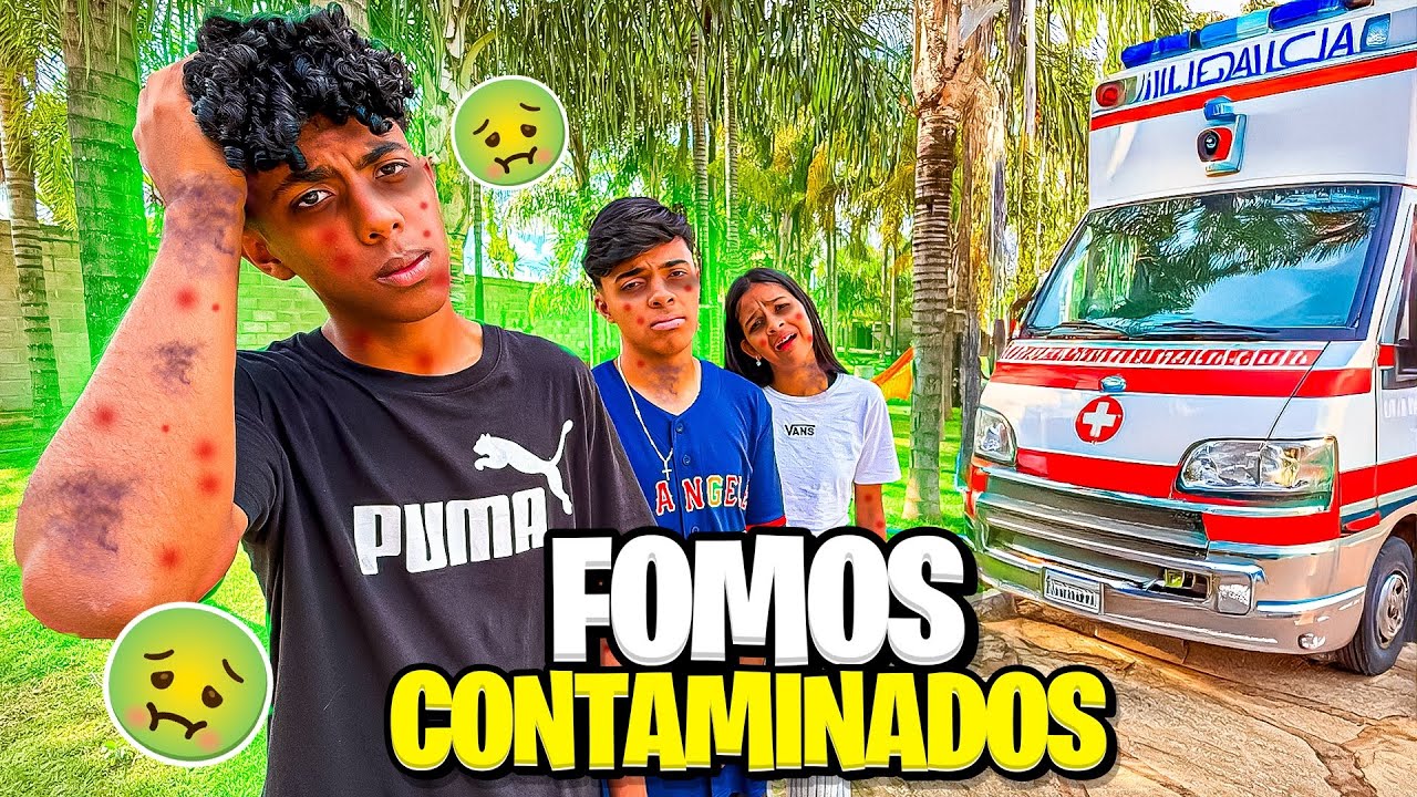FOMOS CONTAMINADOS E VAMOS TER QUE IR PARA O HOSPITAL!!