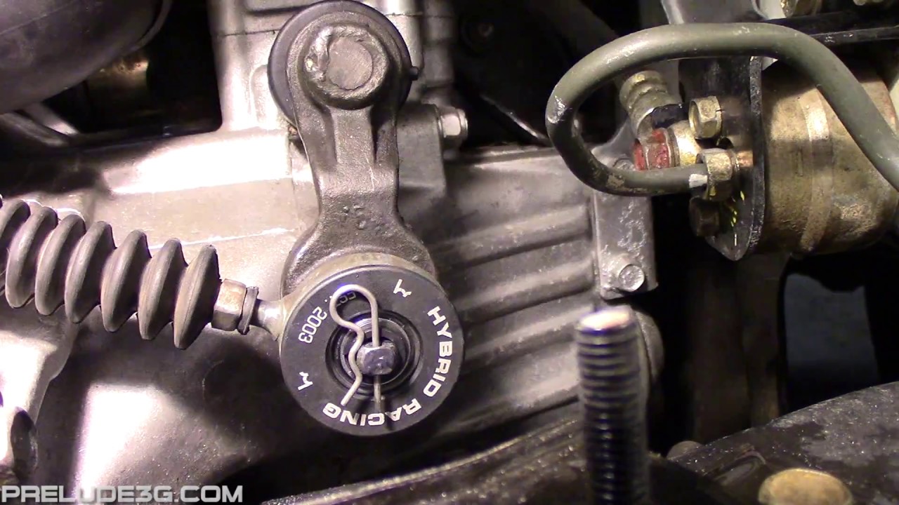 Hybrid Racing Shifter Cable Bushings Install