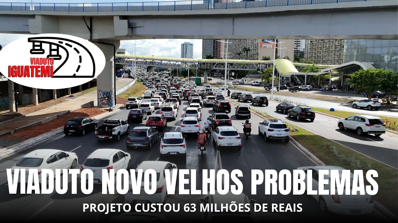 VIADUTO DO IGUATEMI   obra pronta, velhos problemas
