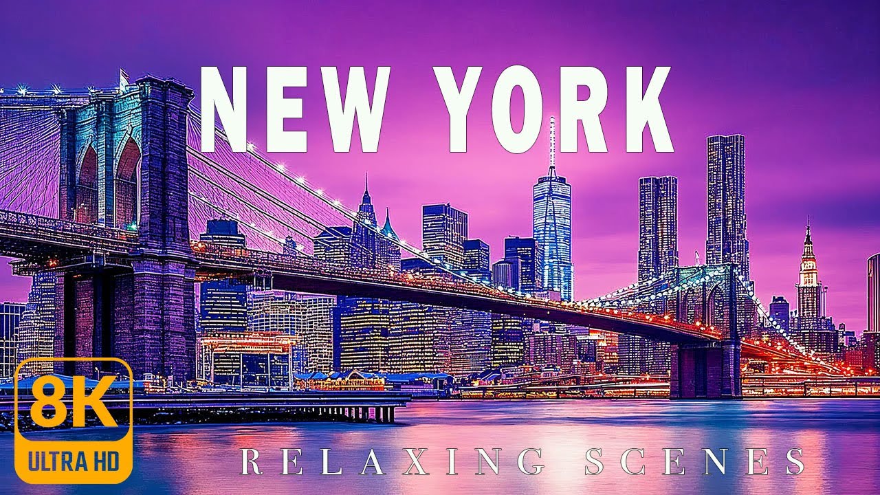 New York in 8K ULTRA HD - Capital of Earth | Breathtaking Views from New york City | The Big Apple