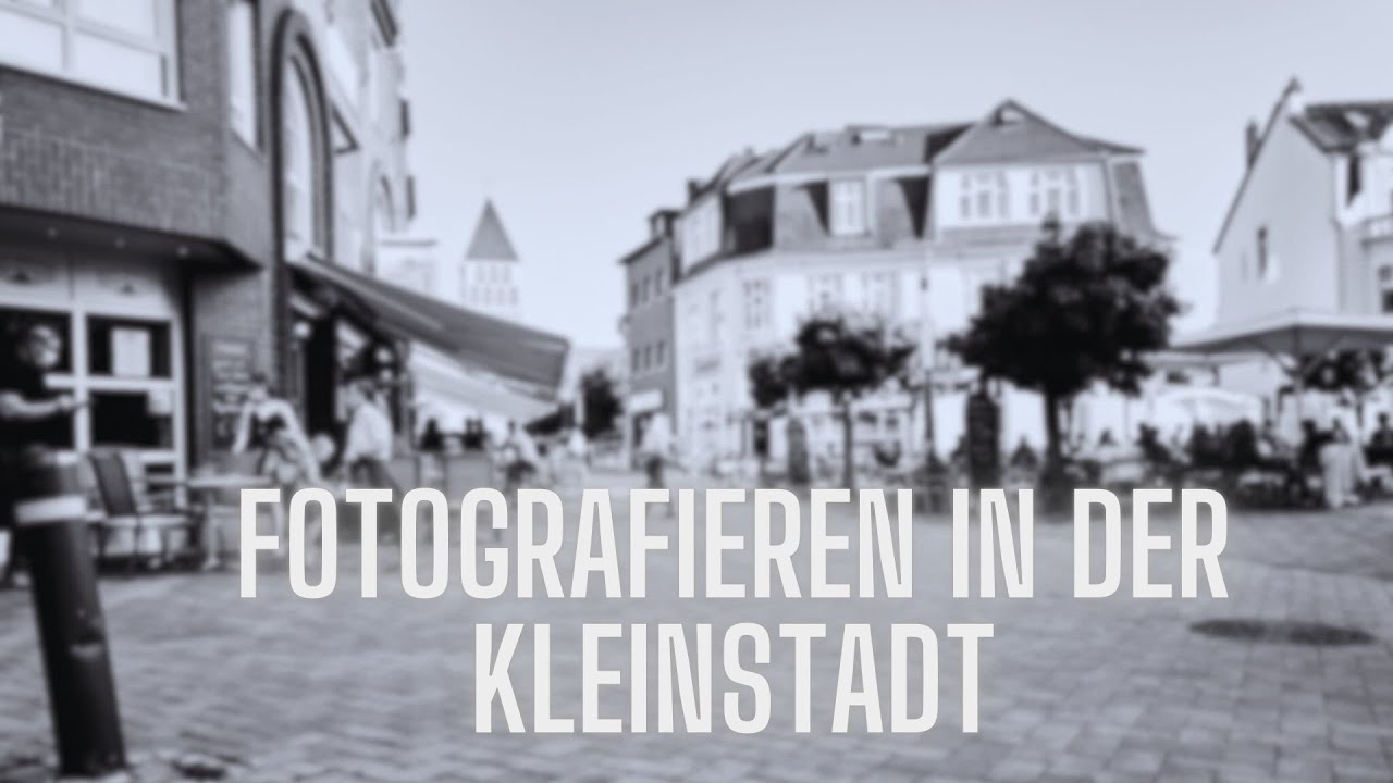 Fotografieren in einer Kleinstadt