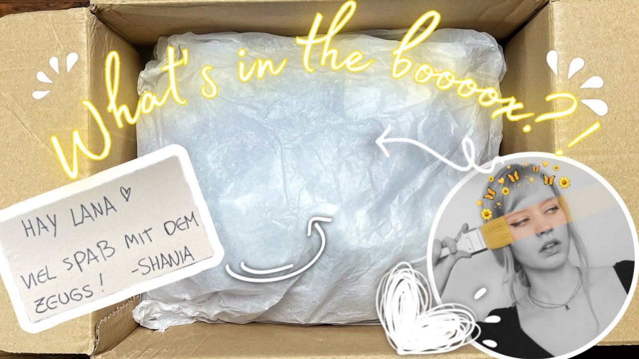 DIESE YOUTUBERIN hat mir ein TAUSCHPAKET geschickt! | @Shania Bo