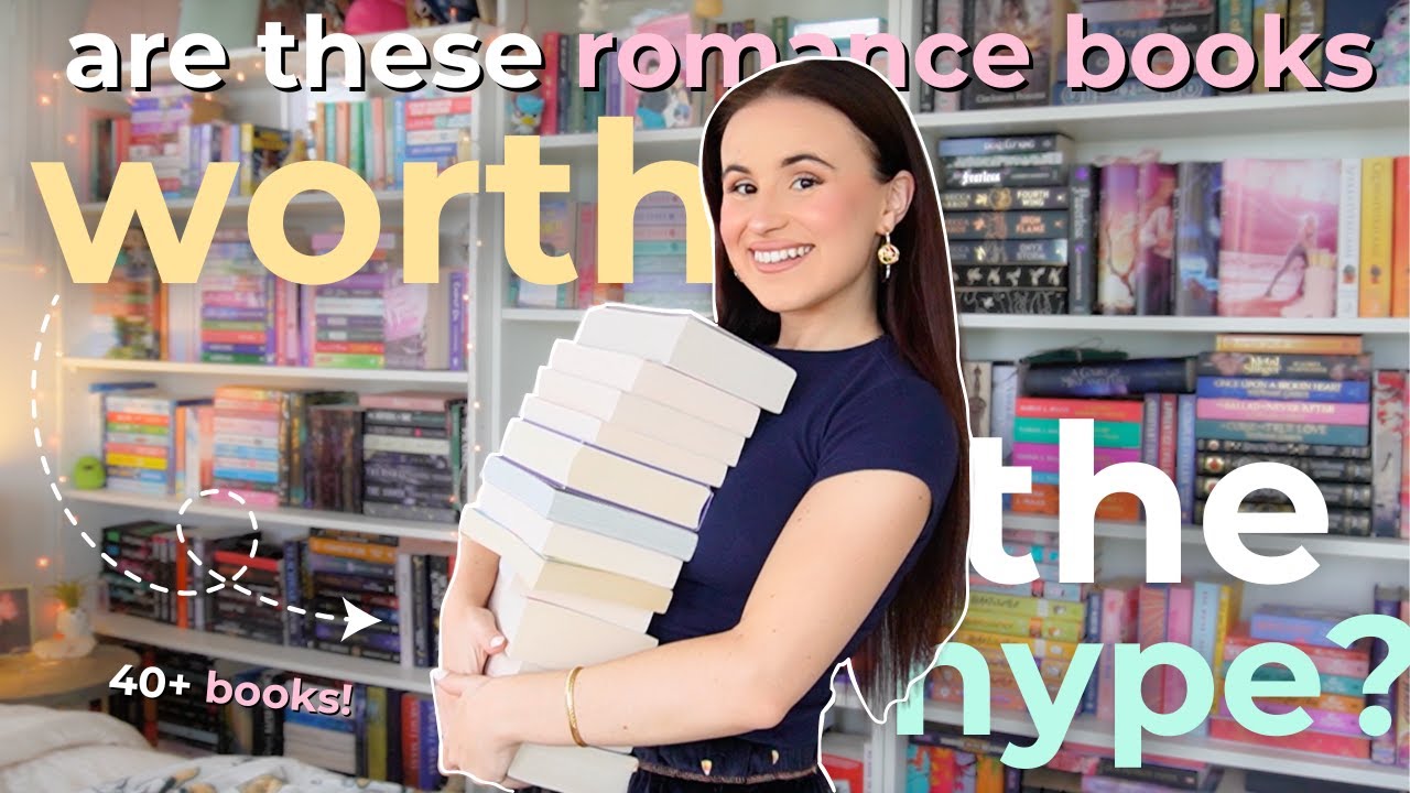 are these ROMANCE BOOKS worth the HYPE? 🧐📖🌷☕️| 40+ books!