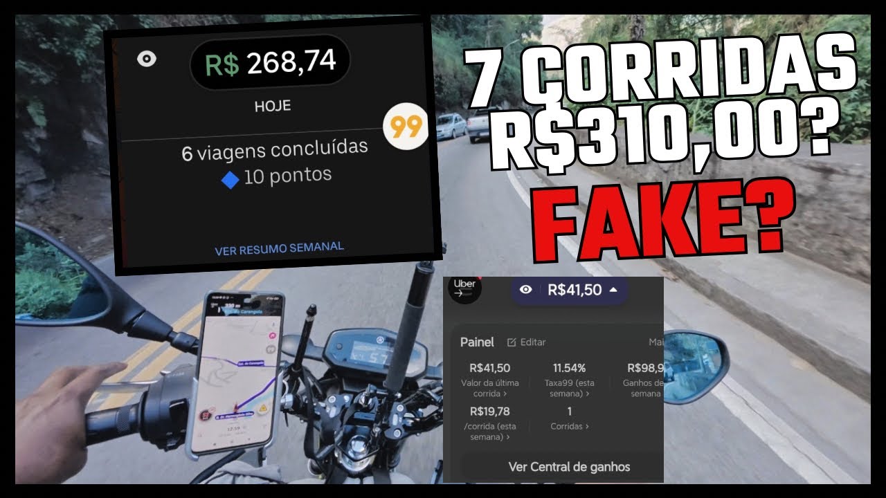 Como bater a meta nos app Uber moto e 99 moto
