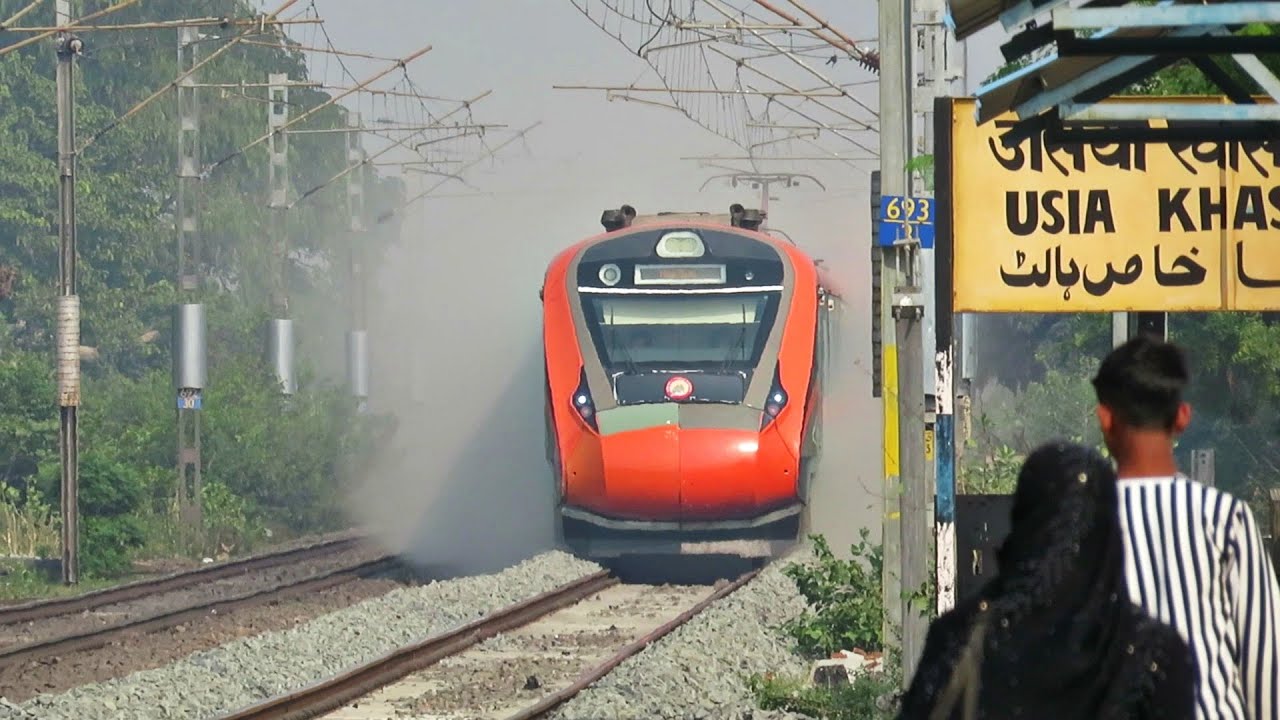 (5 in 1) HIGH SPEED VANDE BHARAT + KOTA EXP + AC SPL + PATLIPUTRA EXPRESS !!