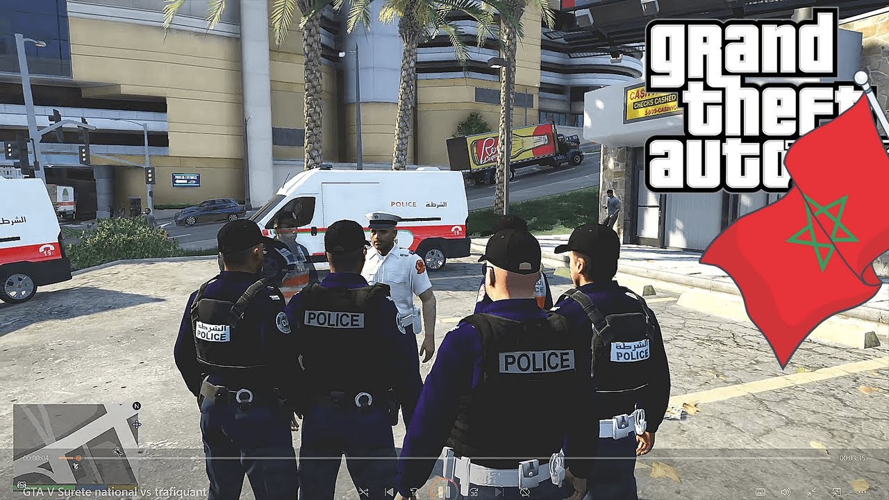 GTA V Surete national vs trafiquant