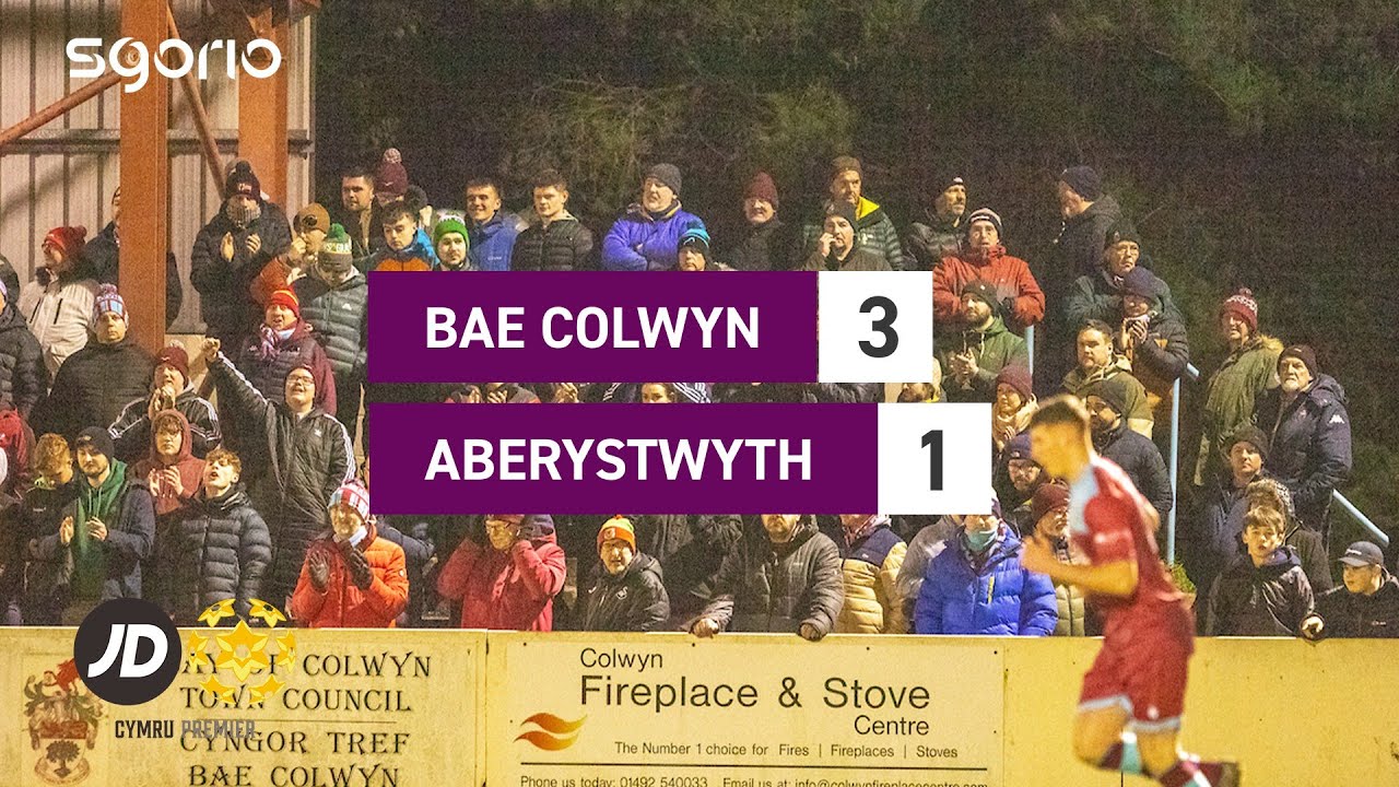 Bae Colwyn 3-1 Aberystwyth | Uchafbwyntiau JD Cymru Premier