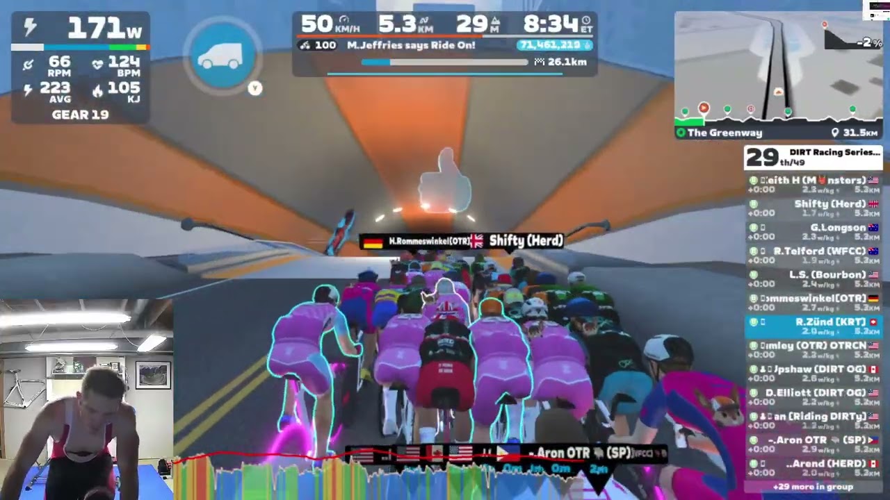 Zwift - Race: Emerald-Sapphire Greenway