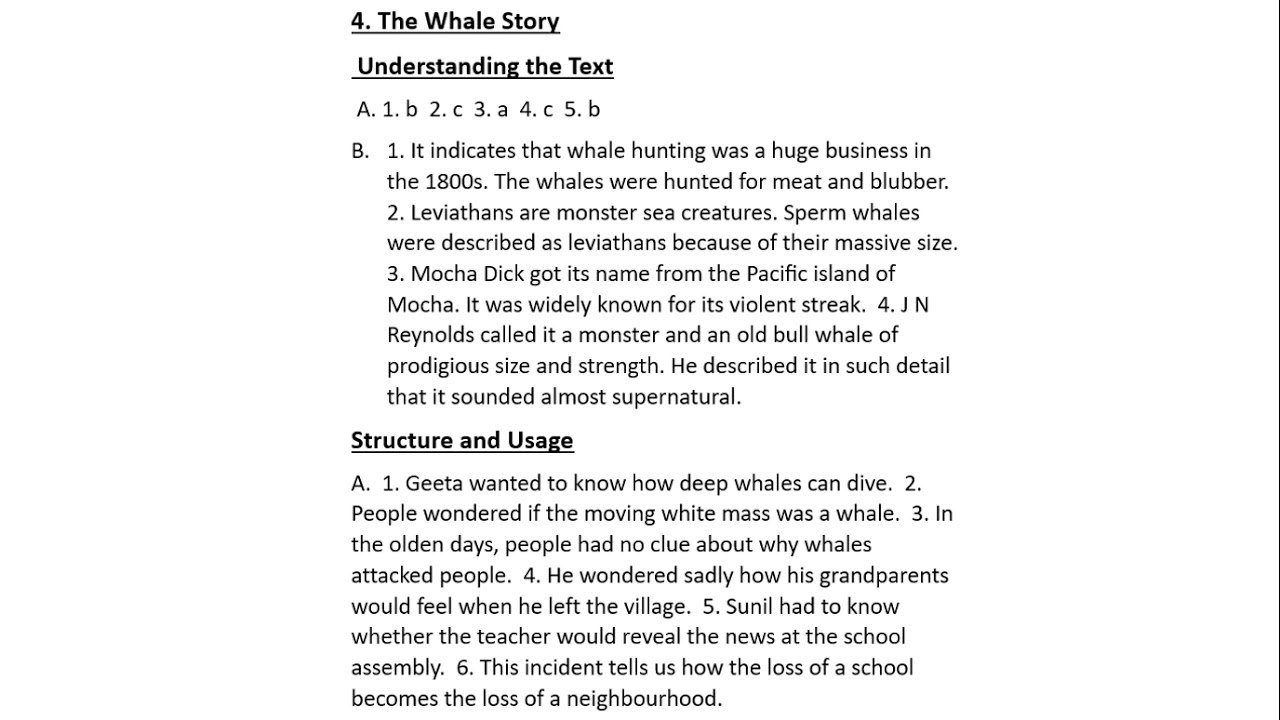 Answer Key GUL MOHAR READER 7 Lesson  4