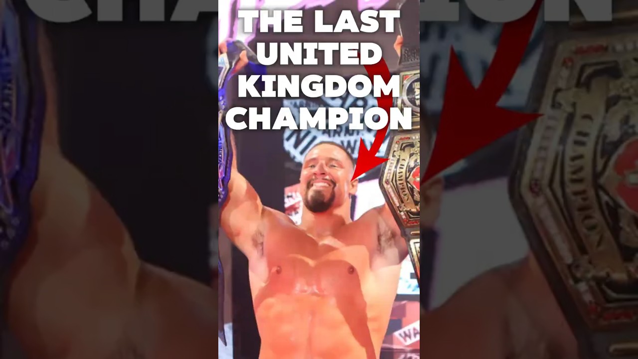 How the NXT United Kingdom title got retired #wwe #wrestling #shorts
