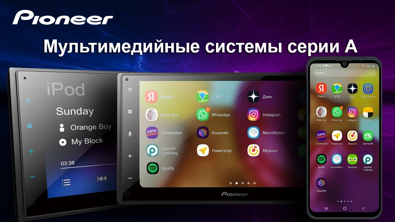 Мультимедийные системы Pioneer серии А