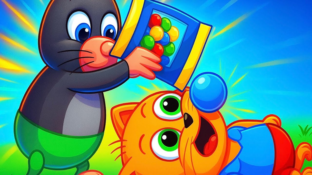 Benny Mole and Friends - SHARE THE SWEETNESS 🍬🍭 Cartoon for Kids 4K