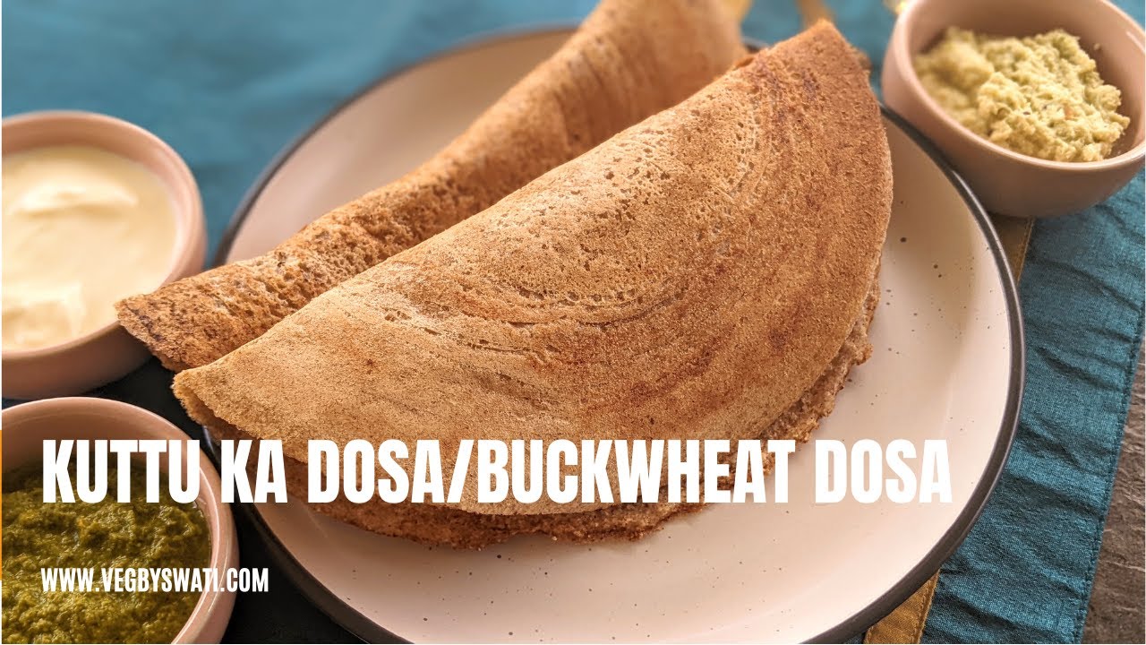 Kuttu ka dosa | vrat ka khana | Navratri special recipe | Instant kuttu/buckwheat dosa |fasting food