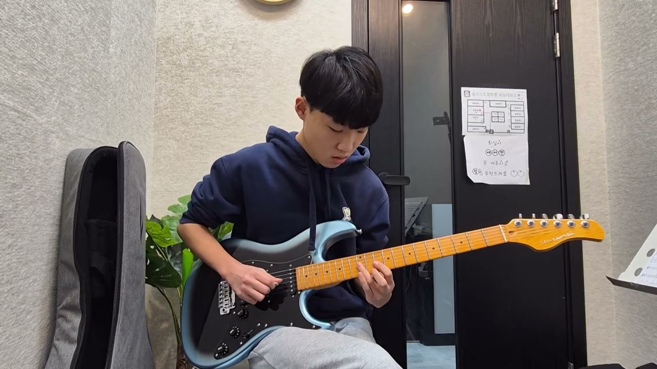 천안기타학원 기타리스트 최0현 건즈앤로지스-sweet childs o mine 일렉커버 천안실용음악학원
