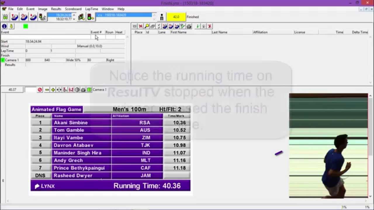 Tutorial: Use the Automatic Capture Mode (ACM) Software Plugin for FinishLynx