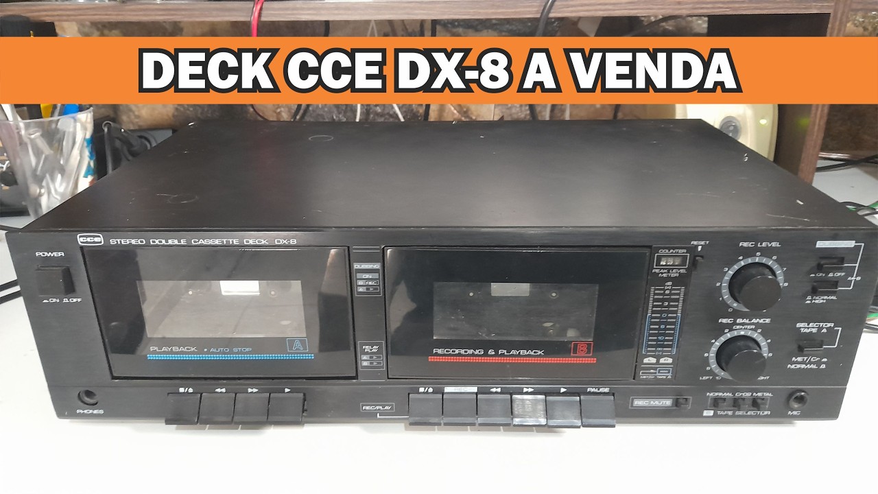 Tape Deck CCE DX-8 à venda