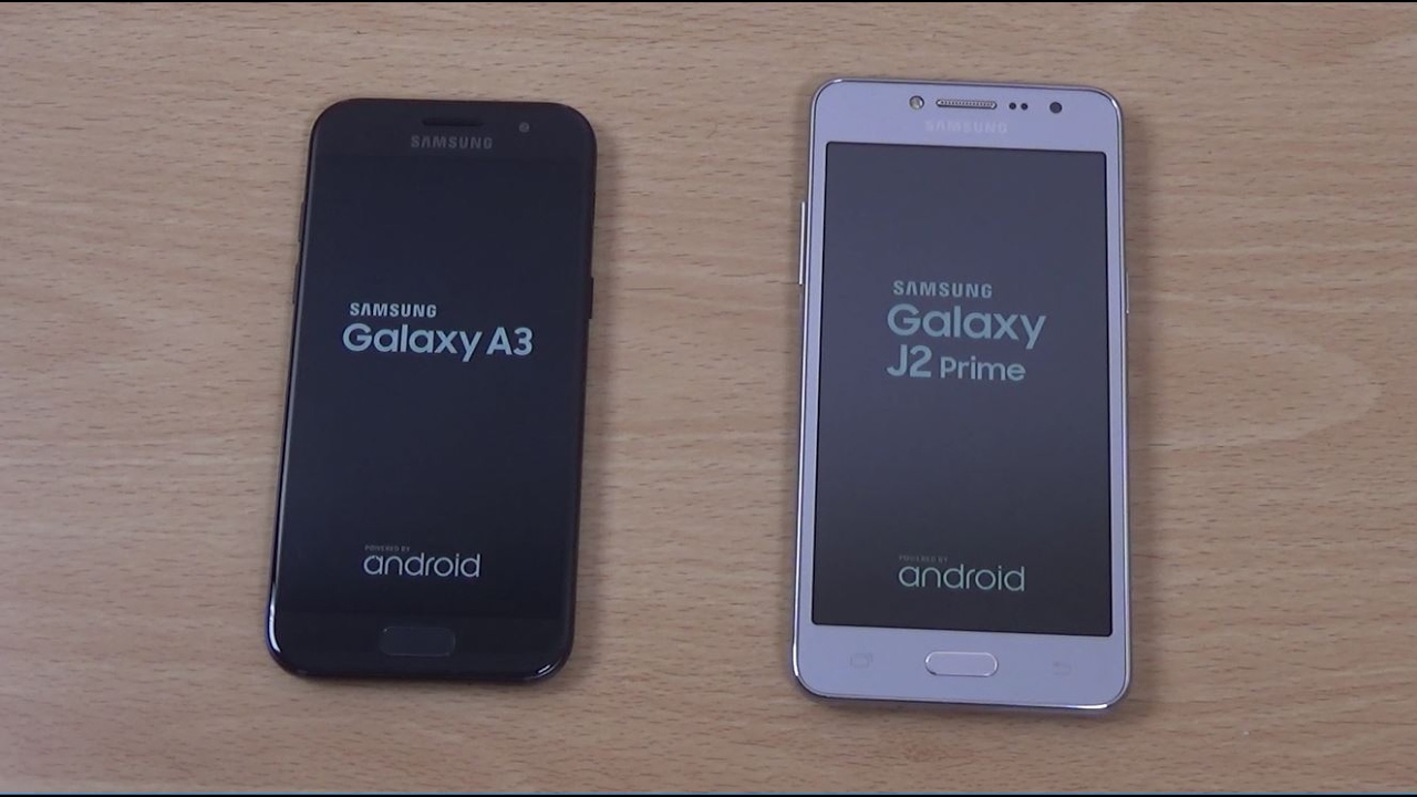 Samsung Galaxy A3 2017 vs J2 Prime - Speed Test!