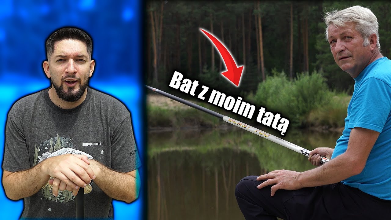ZABRAŁEM TATĘ NA RYBY - DELIKATNY BACIK w AKCJI
