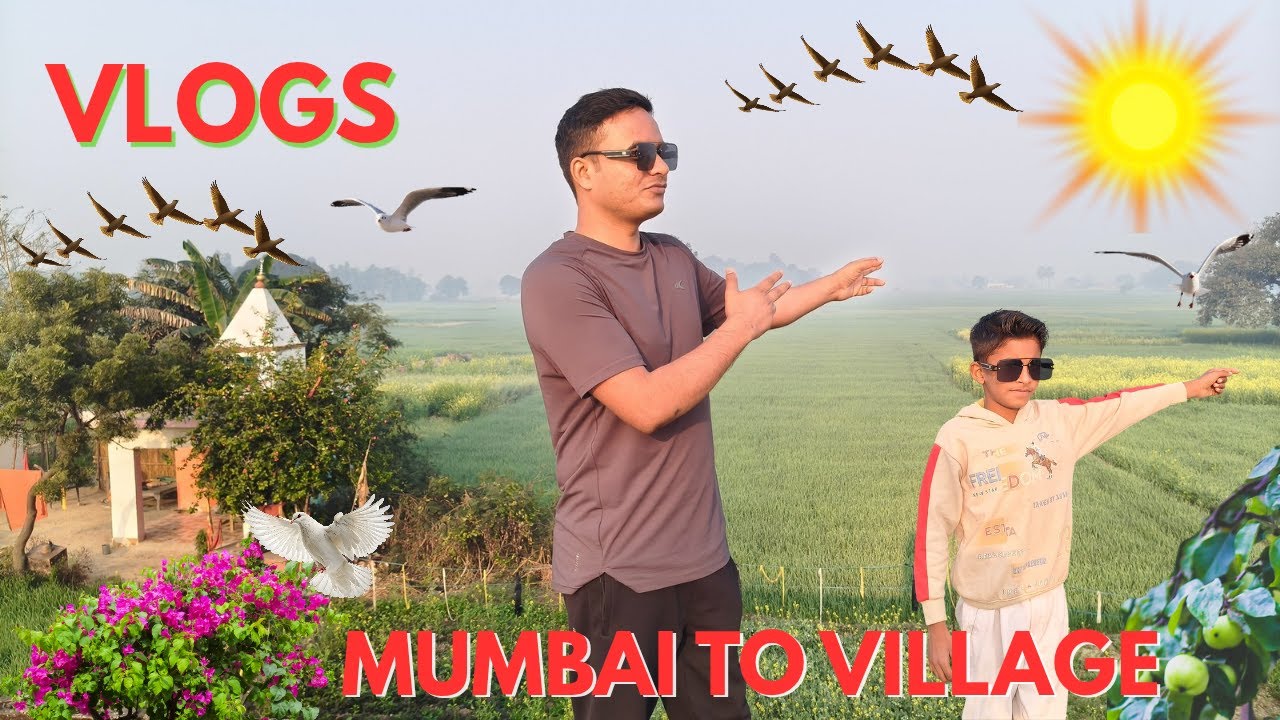Shehar Se Door, Desi Village View ❤️ #vlogs #mini #villagelife #village #up #mumbai #nature #job