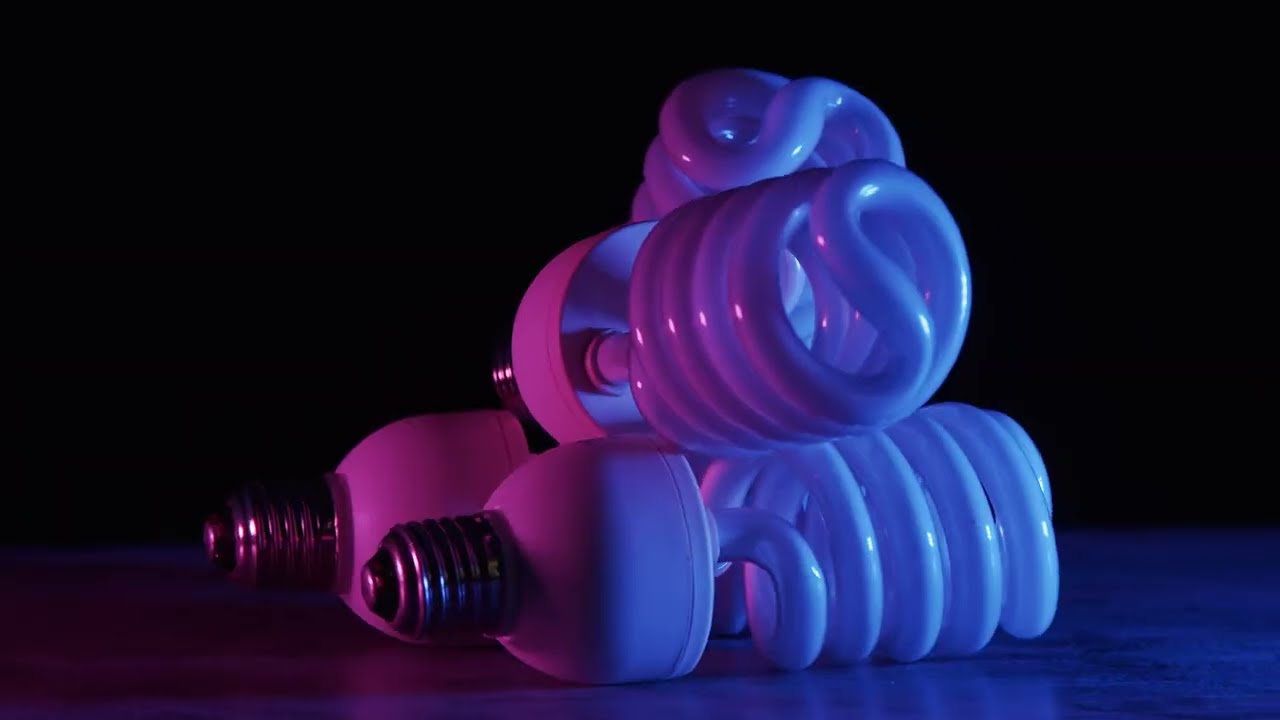 Minneapolis Product Video Production Sample - Flourescent Light Bulbs in RGB