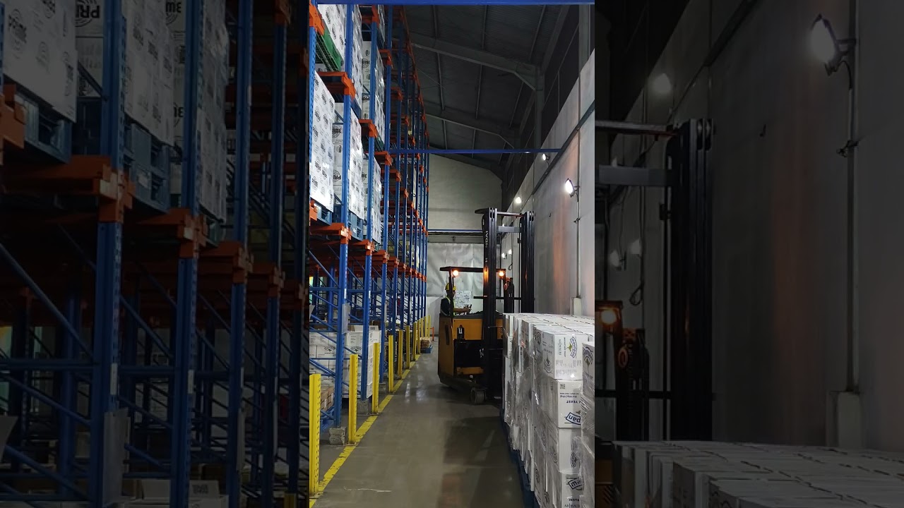 PROSES PENURUNAN BARANG IMPOR DARI AUSTRALIA #forklift 