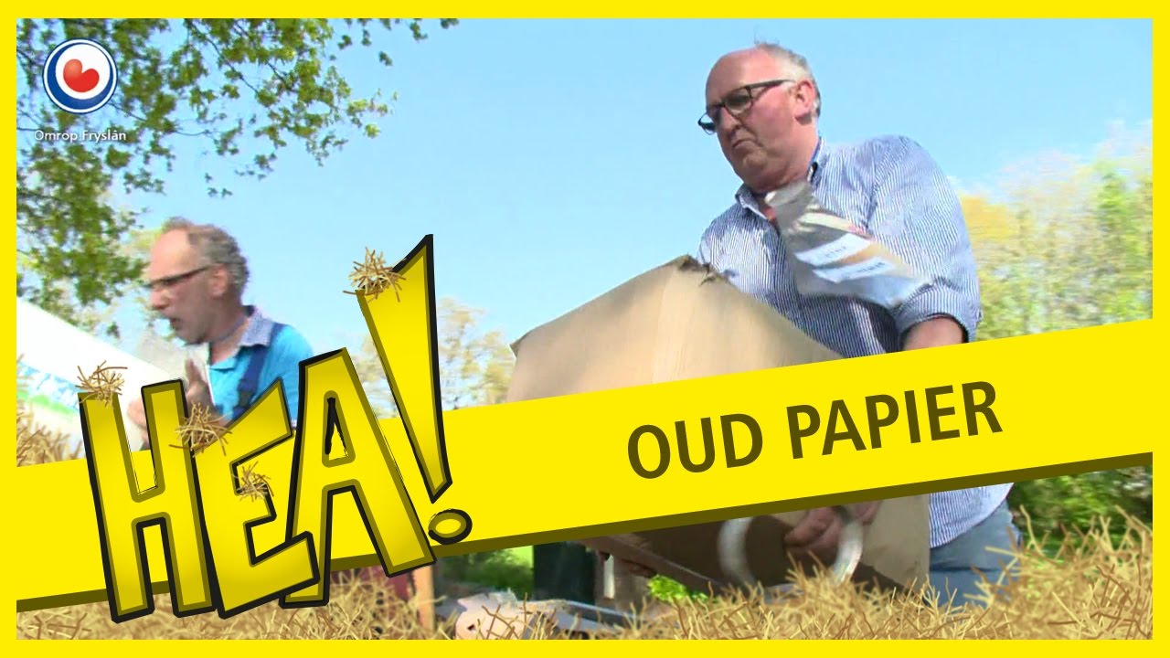 HEA! Het oud papier ophalen