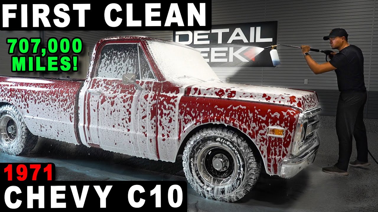 First Clean in 37 Years: Barn Find Chevy C10 Crazy Story!