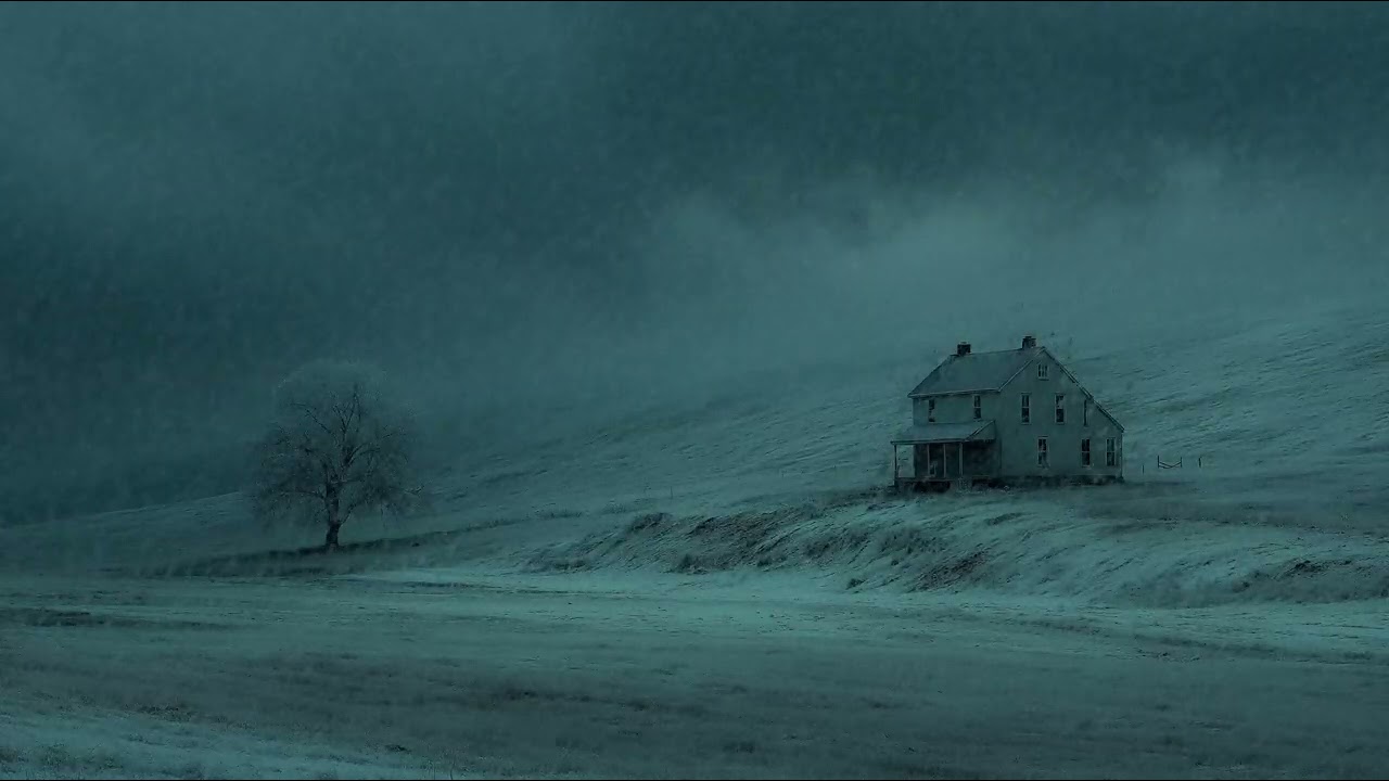 Quiet Cabin Nights: Cozy Winter Piano Ambience, Soft Fireplace Calm for Sleep & Relaxation