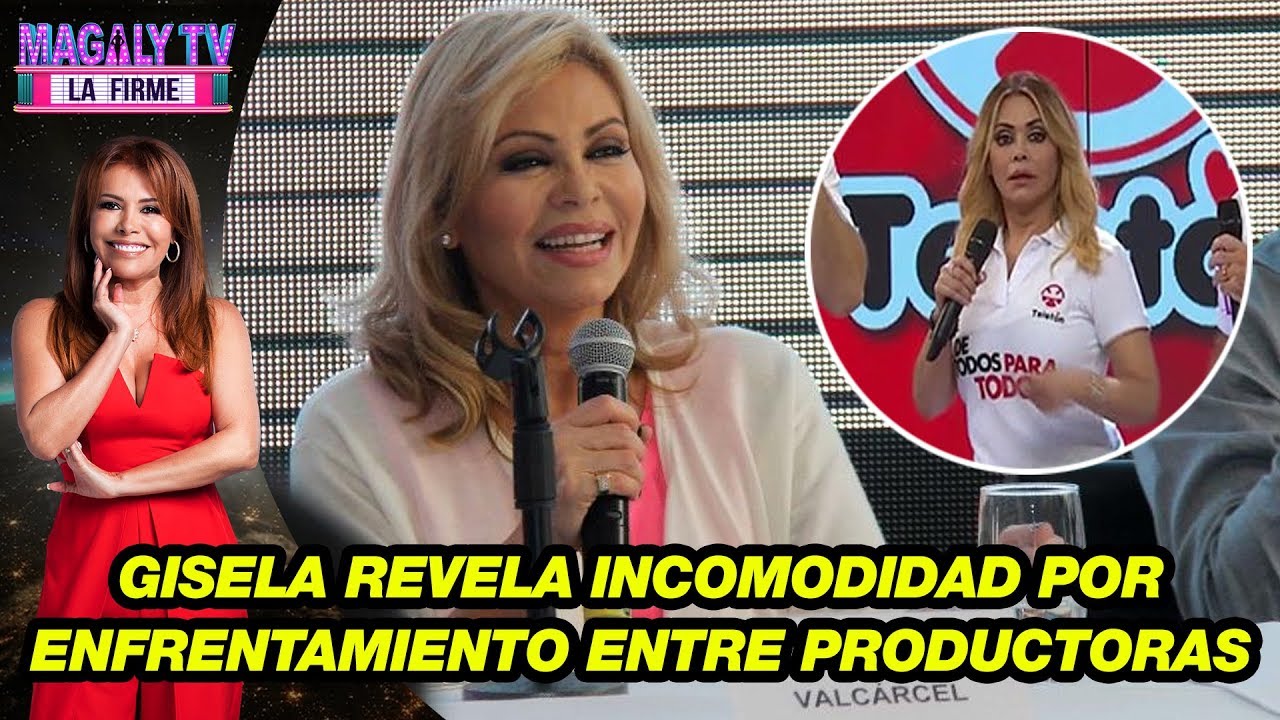 Gisela Valcárcel revela incomodidad por enfrentamiento entre productoras