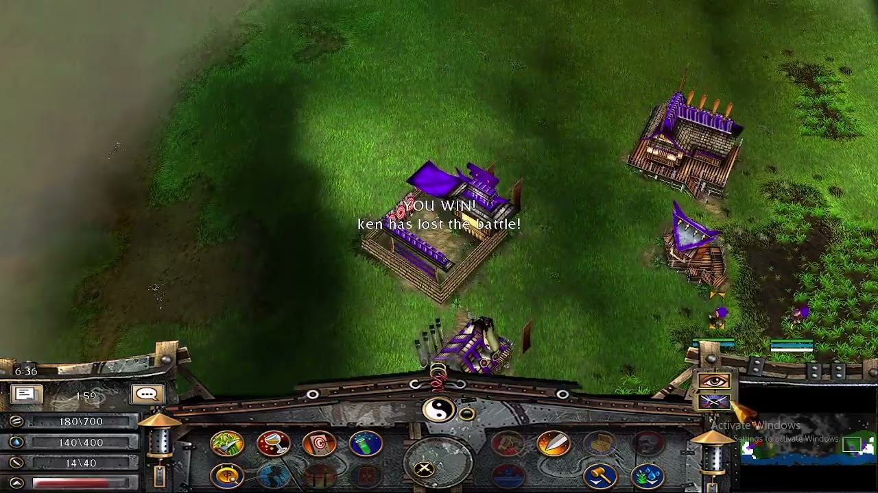 Battle Realms ZE 1v1 Dits vs oblique(ken) 7 games
