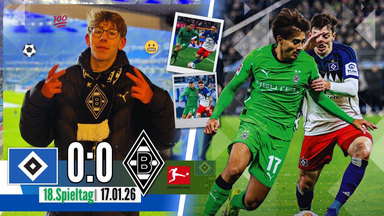 Hamburg vs. Gladbach StadionVlog🔥Wahnsinns-Stimmung bei Traditionsduell⚽️💯