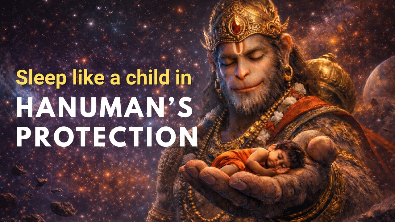 You’ll Sleep Like a Child in Hanuman’s Protection 🌙 | Soft Hanuman Chalisa | हनुमान चालीसा |