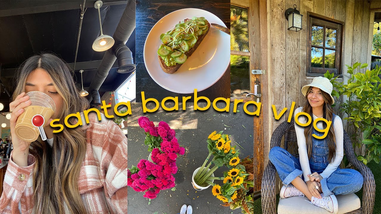 santa barbara vlog | coffee, sunsets, & avocado toast