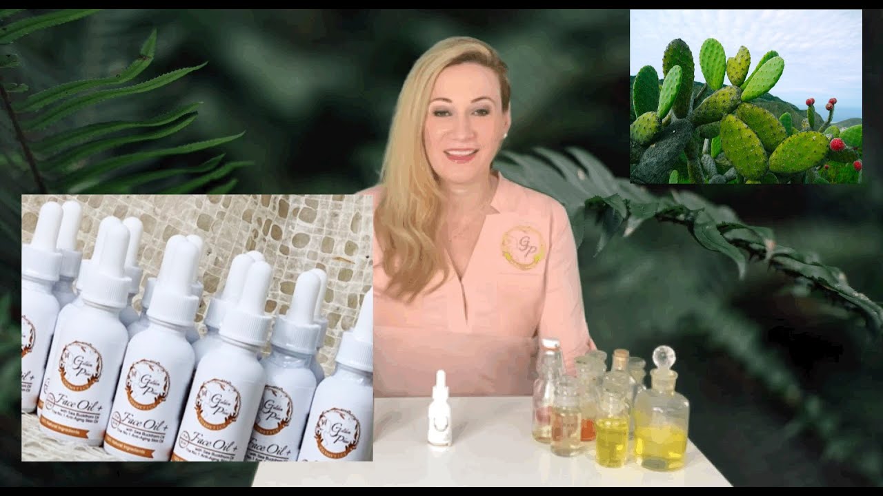Hydrate Your Skin with Prickly Pear Cactus Seed Oil. FACE OIL PLUS - NEW! from Golden Phae Cosmetics