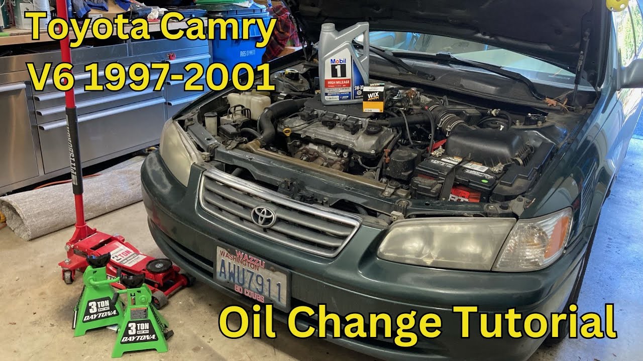 Как заменить масло в Toyota Camry V6 1997-2001 годов выпуска