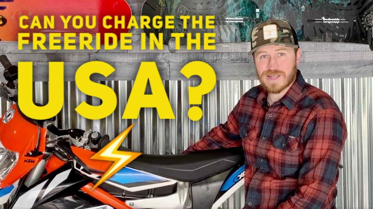 How do you Charge a 2020 KTM Freeride E-XC in the USA?!