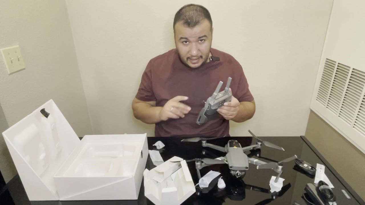 dji mavic 2 zoom انبكسينك مافيك 2 زوم اول مرة اطير طيارة درون