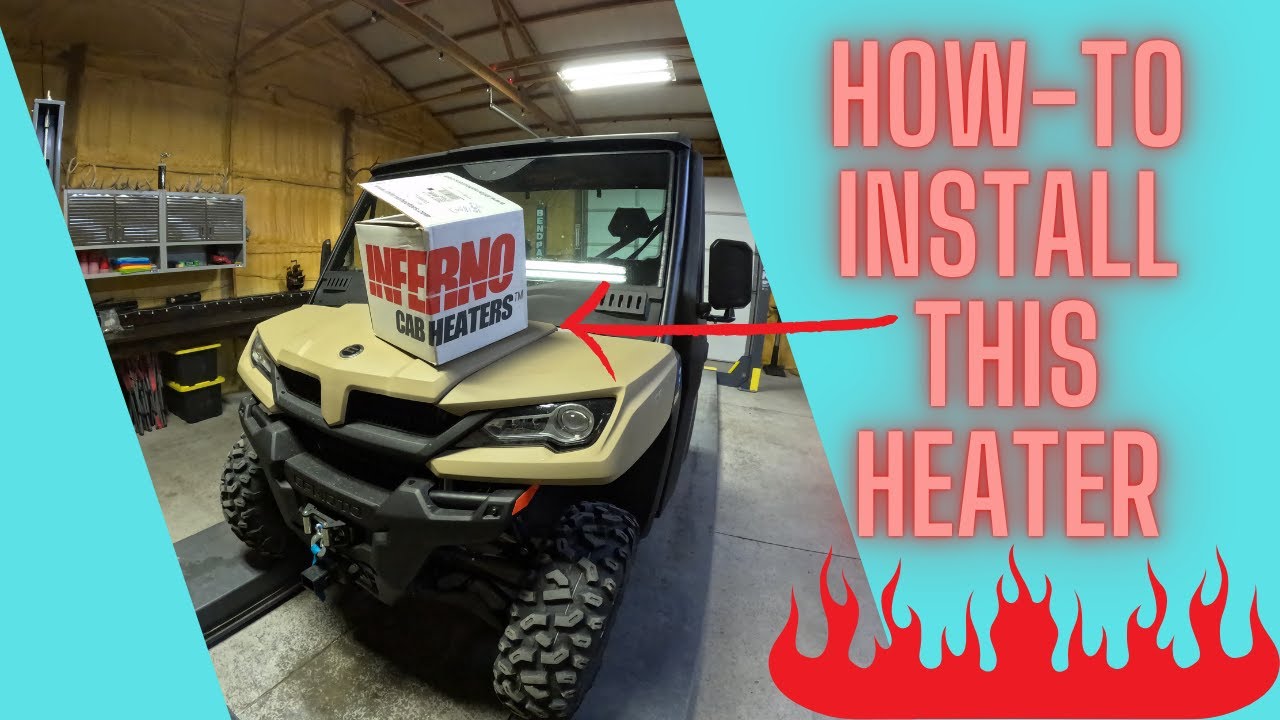Installing a cab heater in a CF Moto UFORCE 1000