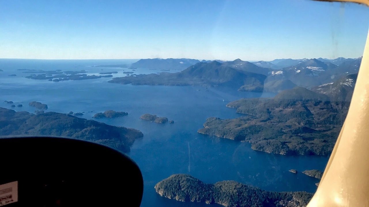 Southern Vancouver Island from the Air (CYYJ, CAT4) with ATC