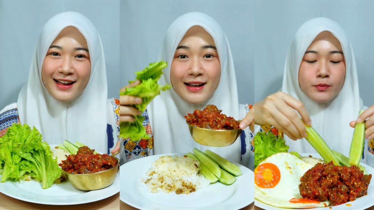 Kompilasi video tiktok ini cia | makan daging enak 