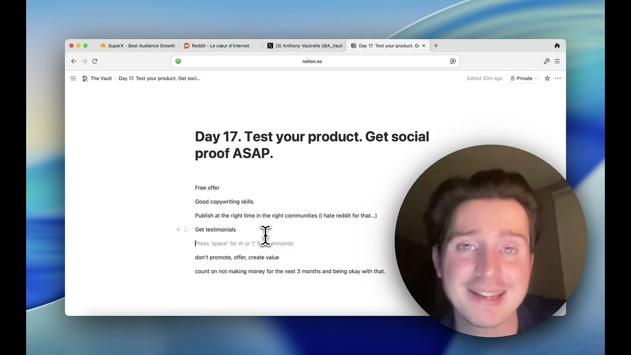 Tips to grow your solo business with 0 audience (Day 17)