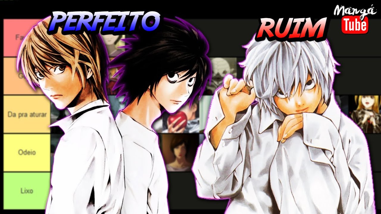 QUAL É O MELHOR PERSONAGEM DE DEATH NOTE? | TIER LIST DEATH NOTE