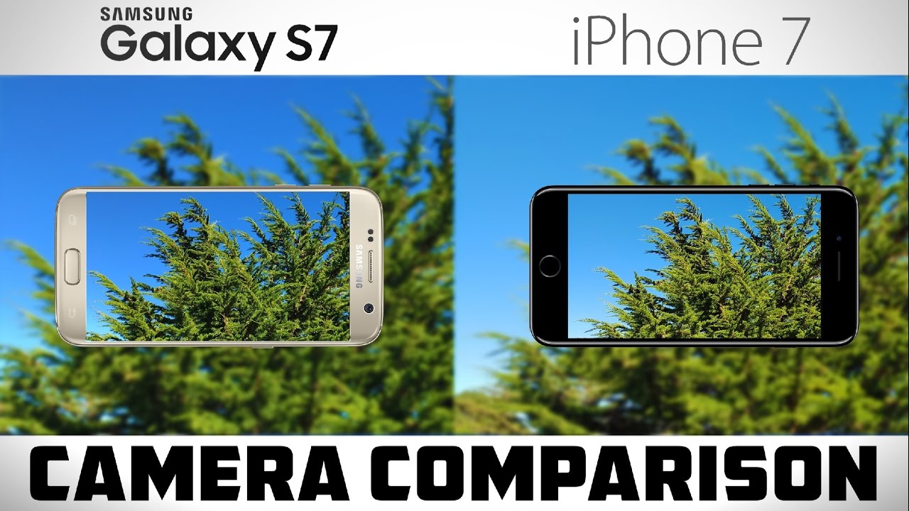 iPhone 7 vs Galaxy S7 - Camera Comparison Test
