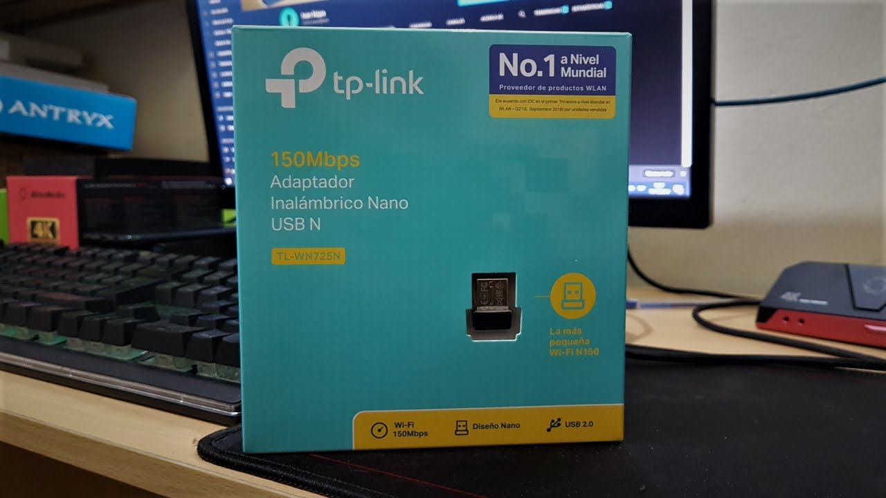 Adaptador Inalámbrico TP LINK USB N TL-WN725N